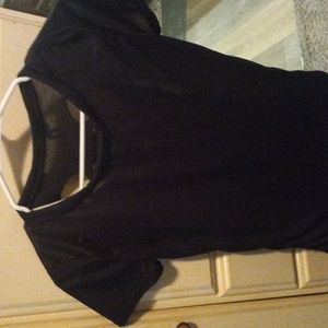 Pull over shirt,black xlg,tank top not included